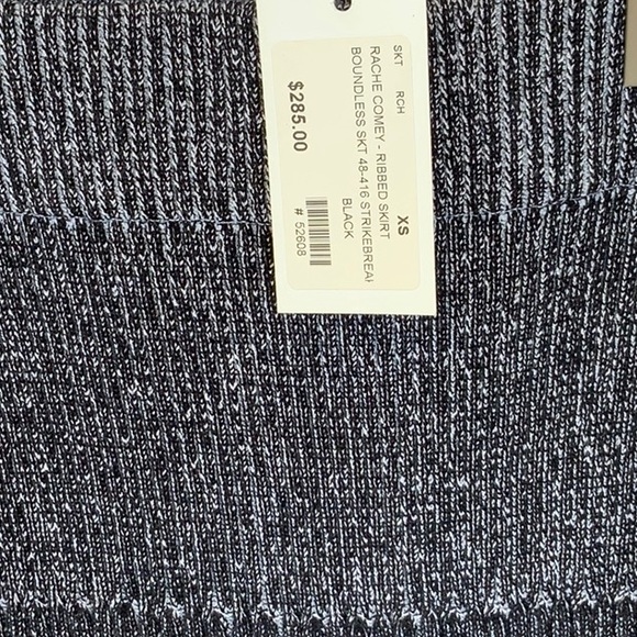 RACHEL COMEY Boundless Striped Ribbed Knit Skirt - Picture 2 of 3